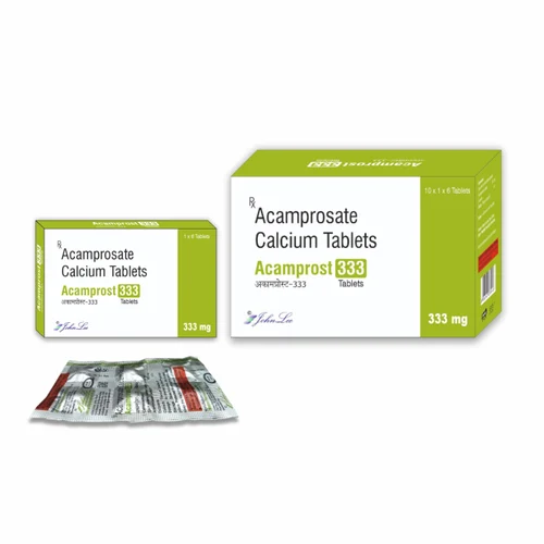 333 mg Acamprost 333 Acamprosate Calcium Tablets - Available in India