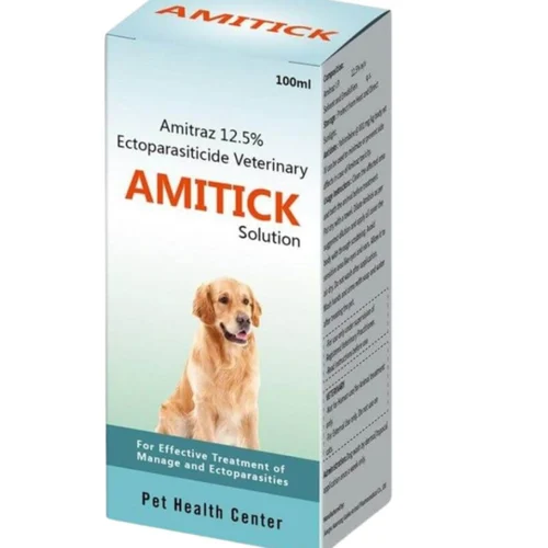 AMITICK Amitraz 12.5% Ectoparasiticide Veterinary Solution - Available in India