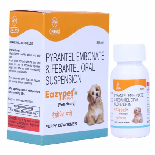 Eazypet PYRANTEL EMBONATE & FEBANTEL ORAL SUSPENSION - Available in India