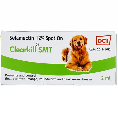 Clearkill SMT Selamectin 12% Spot On - Available in India
