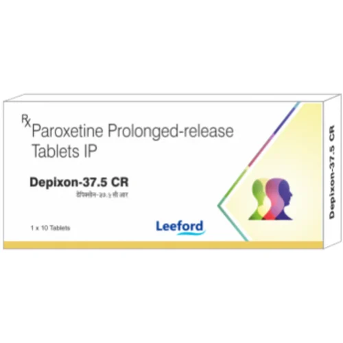 37.5 mg Depixon-37.5 CR Paroxetine Prolonged-release IP Tablets - Available in India