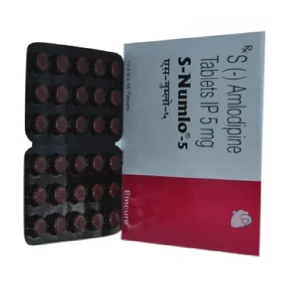 5 mg S-Numlo-5 S(-) Amlodipine IP Tablets - Available in India