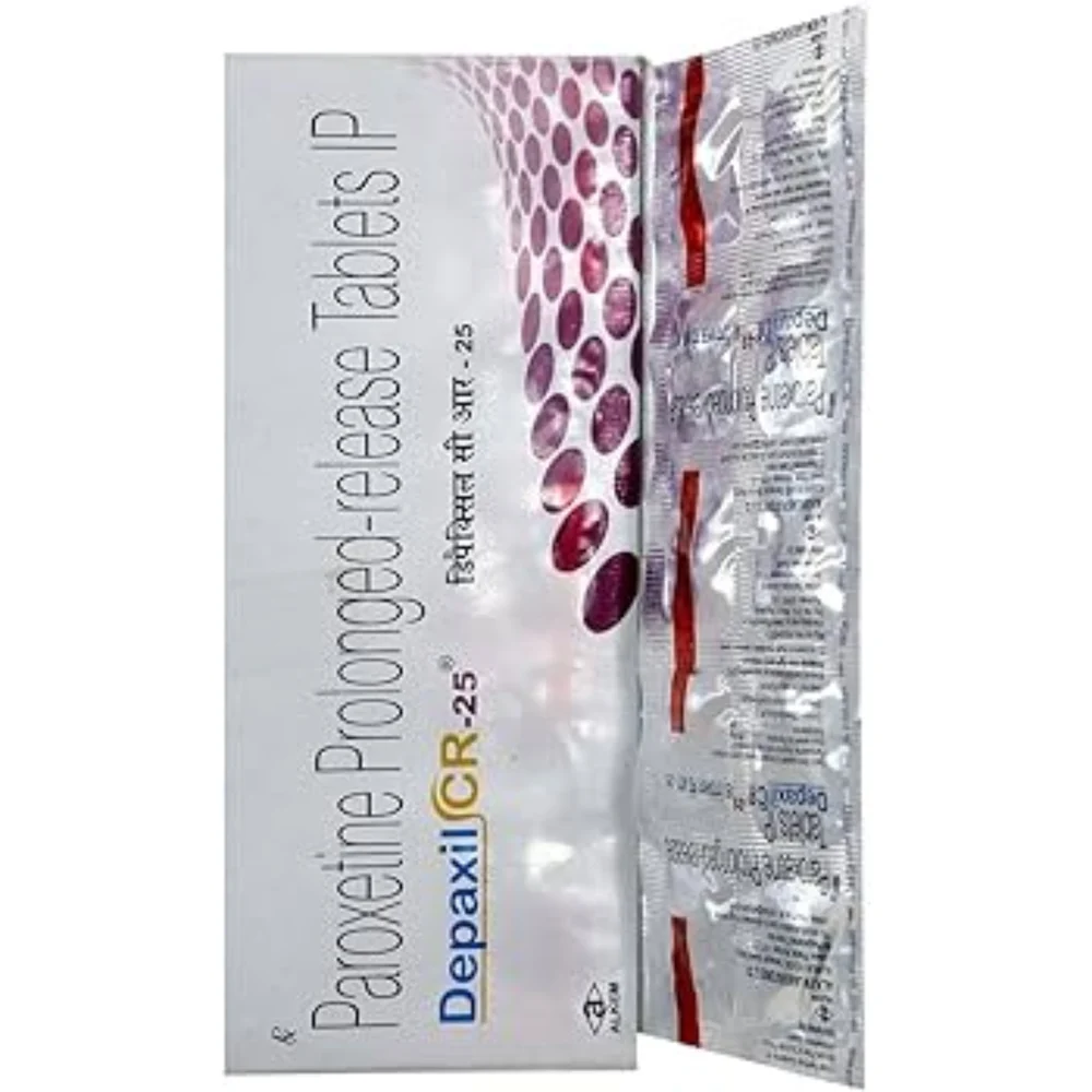 25 mg Depaxil CR-25 Paroxetine Prolonged-release IP Tablets - Available in India