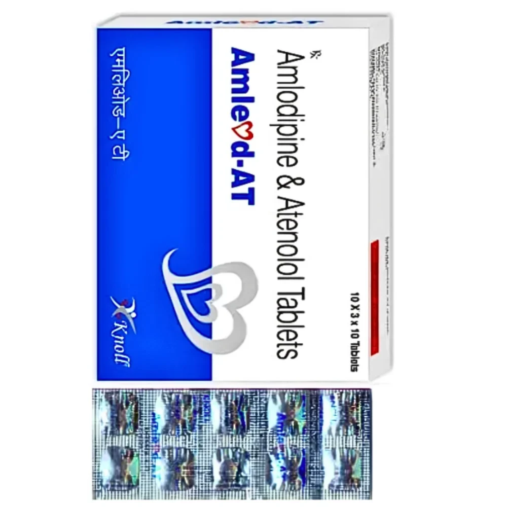 Amleod-AT Amlodipine & Atenolol Tablets - Available in India