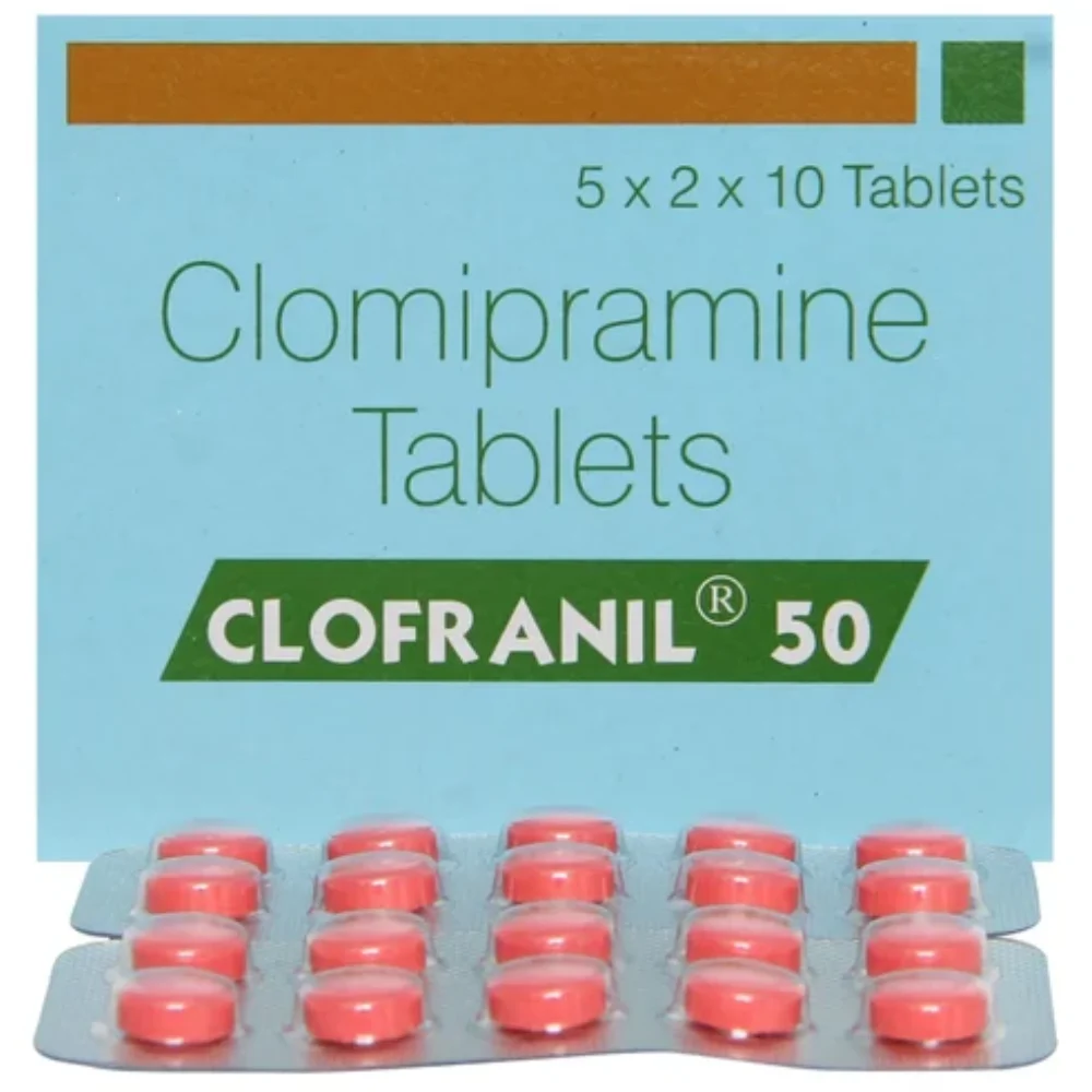 50 mg CLOFRANIL 50 Clomipramine Tablets - Available in India