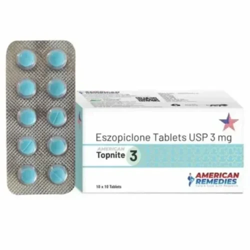 3 mg Topnite 3 Eszopiclone USP Tablets - Available in India