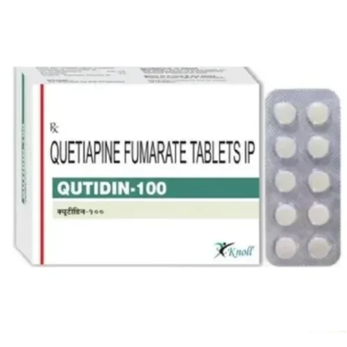 100 mg QUTIDIN-100 QUETIAPINE FUMARATE IP TABLETS - Available in India