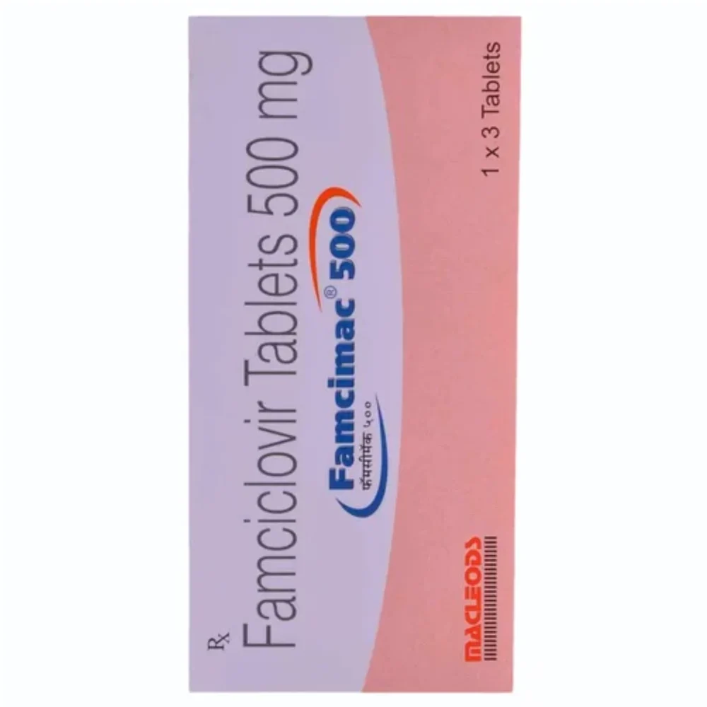500 mg Famcimac 500 Famciclovir Tablets - Available in India