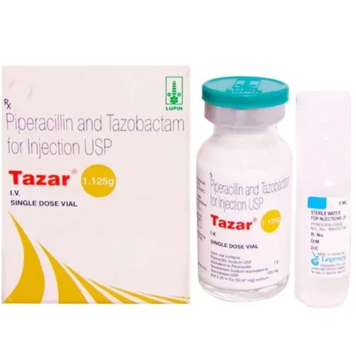 Tazar 1.125g Piperacillin and Tazobactam for USP Injection - Available in India