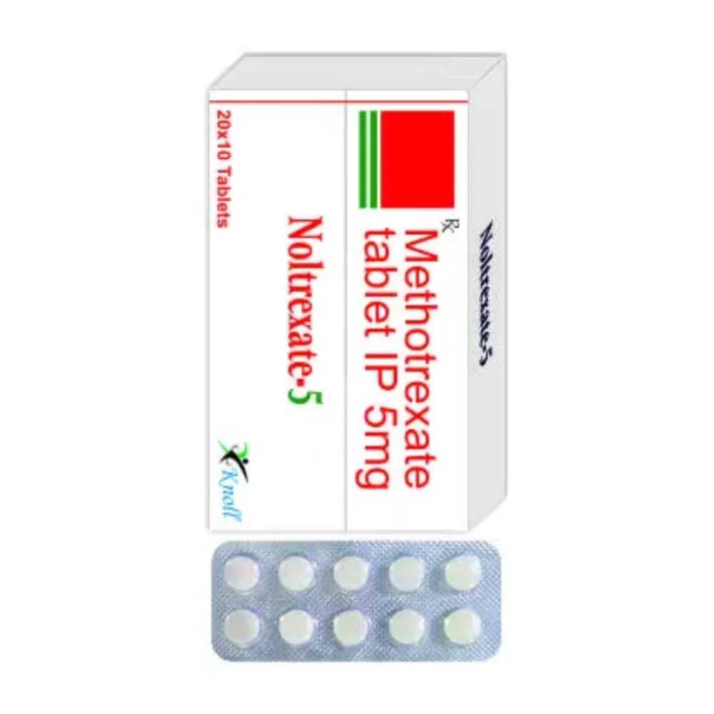 5 mg Noltrexate-5 Methotrexate IP tablets - Available in India