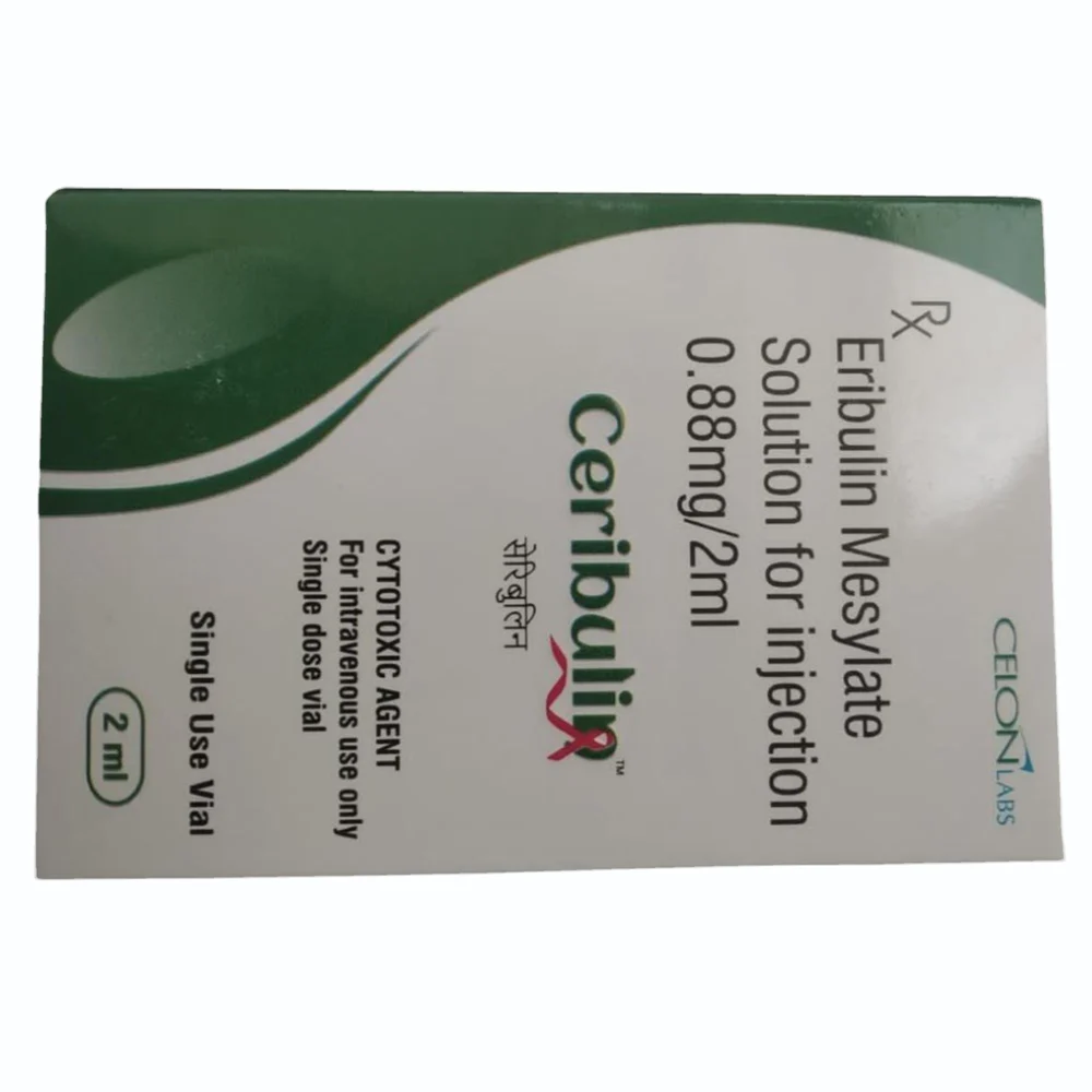 0.88 mg Ceribulin Eribulin Mesylate Solution for injection - Available in India