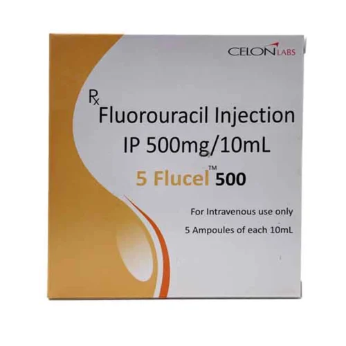 500 mg 5 FLUCEL 500 Fluorouracil IP Injection - Available in India