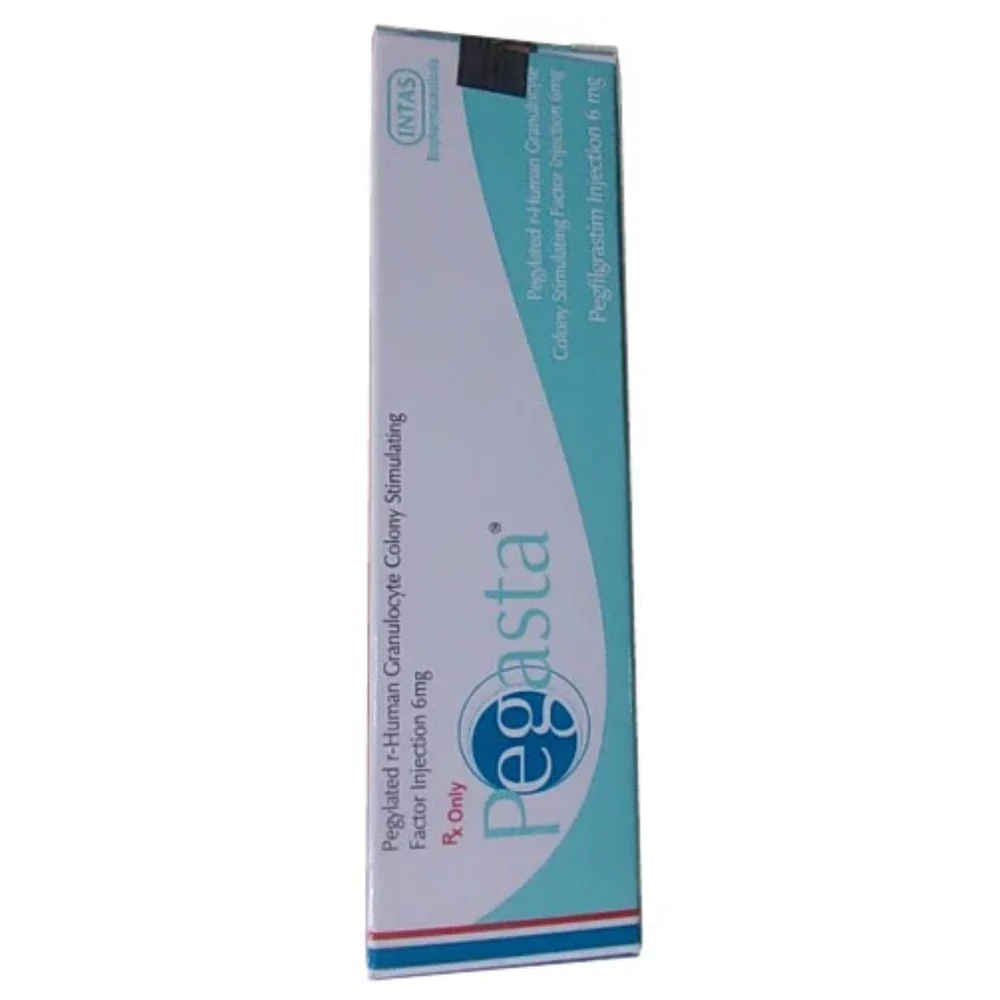 6 mg Pegasta Pegylated r-Human Granulocyte Colony Stimulating Factor Injection - Available in India