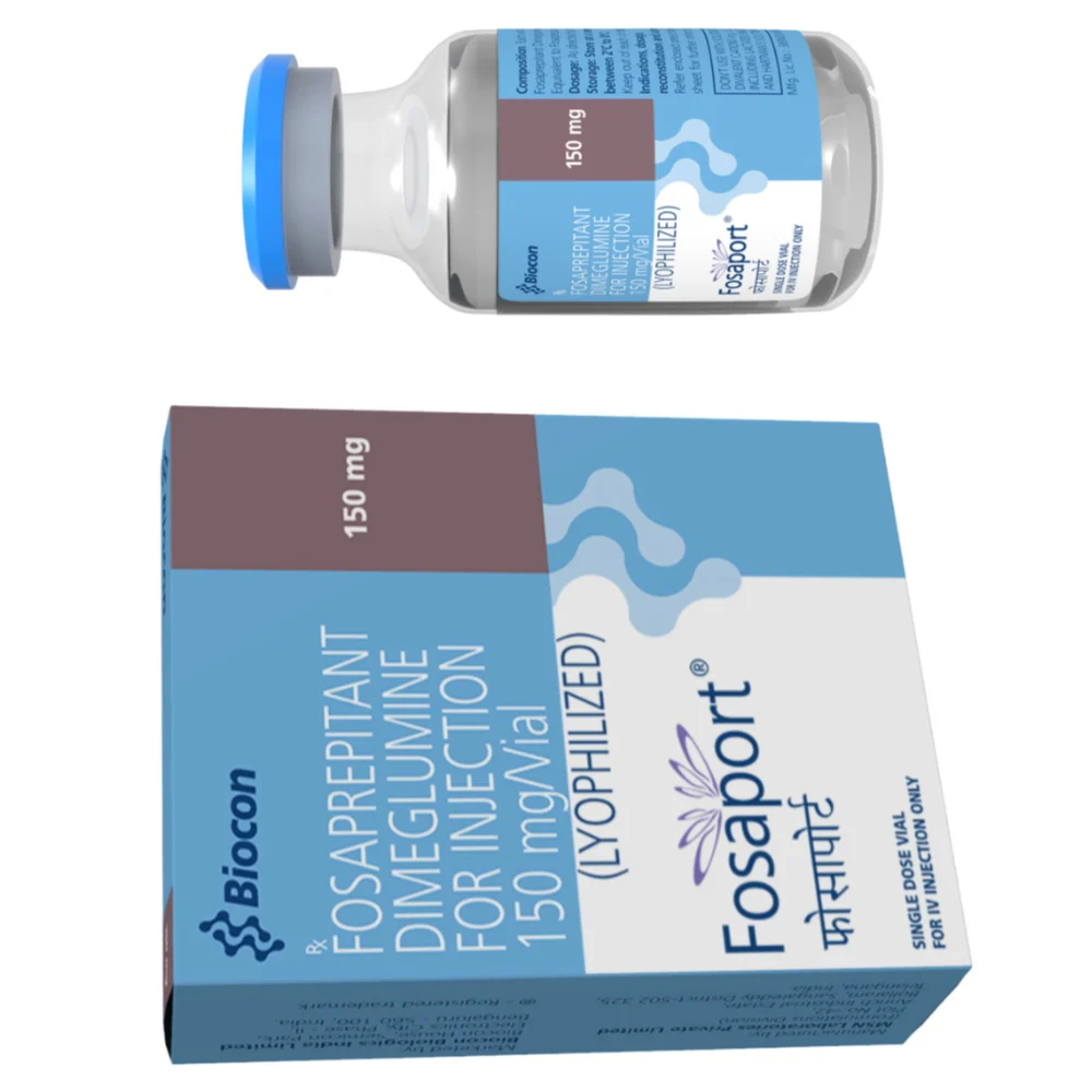 150 mg Fosaport FOSAPREPITANT DIMEGLUMINE FOR INJECTION - Available in India