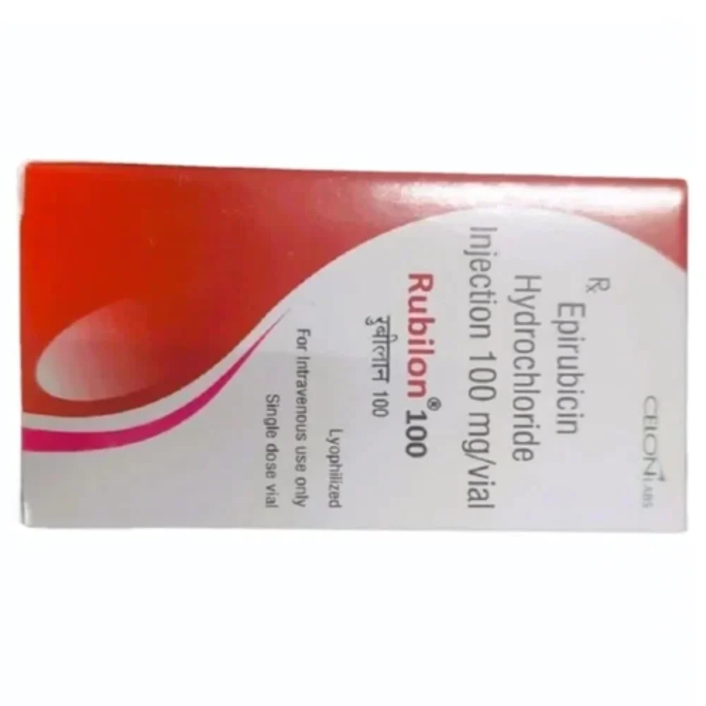 100 mg Rubilon 100 Epirubicin Hydrochloride Injection - Available in India
