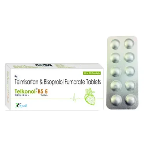 5 mg Telkonol-BS 5 Telmisartan & Bisoprolol Fumarate Tablets - Available in India