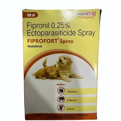 0.25% FIPROFORT Fipronil 0.25% Ectoparasiticide Spray - Available in India