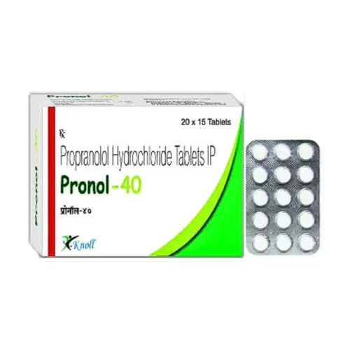 40 mg Pronol-40 Propranolol Hydrochloride IP Tablets - Available in India