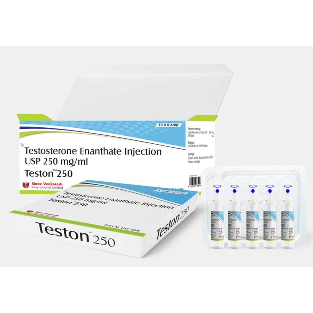 250 mg Teston 250 Testosterone Enanthate USP Injection - Available in India