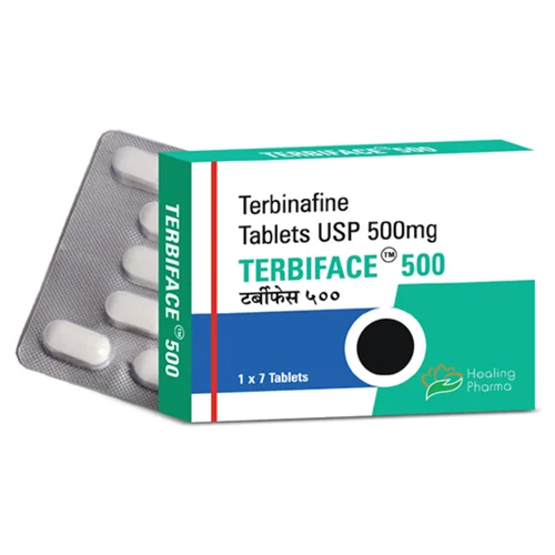 500 mg TERBIFACE 500 Terbinafine USP Tablets - Available in India