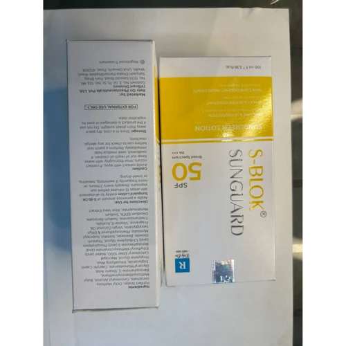 S-Blok Sunguard SPF 50 sunscreen lotion - Available in India