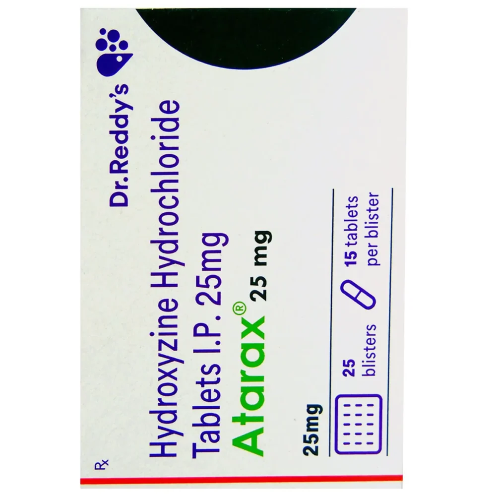 25 mg Atarax Hydroxyzine Hydrochloride I.P. Tablets - Available in India