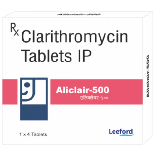 500 mg Aliclair-500 Clarithromycin IP Tablets - India