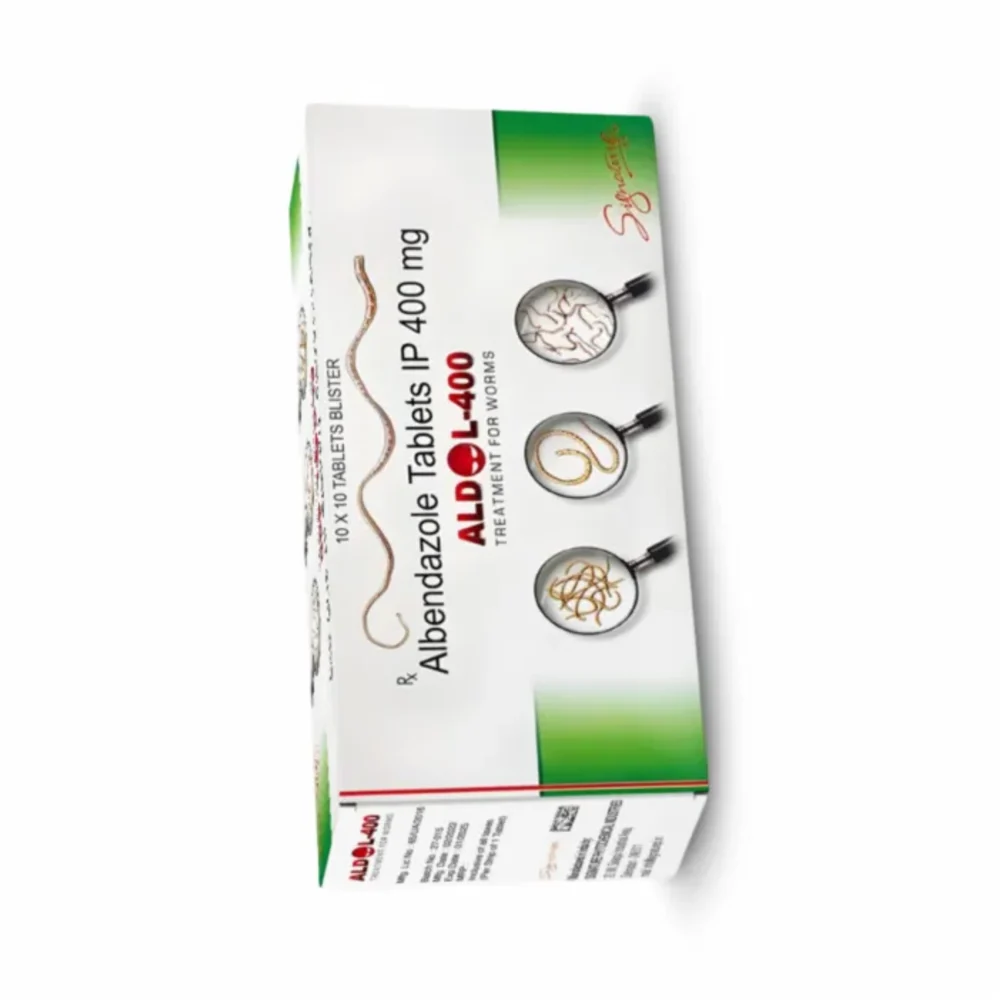 400 mg ALDOL-400 Albendazole IP Tablets - Available in India