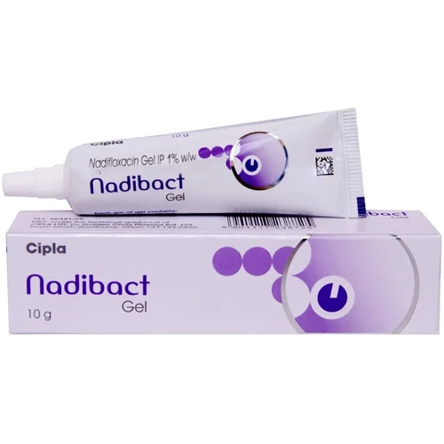 1% w/w nadibact Nadifloxacin IP Gel - Available in India