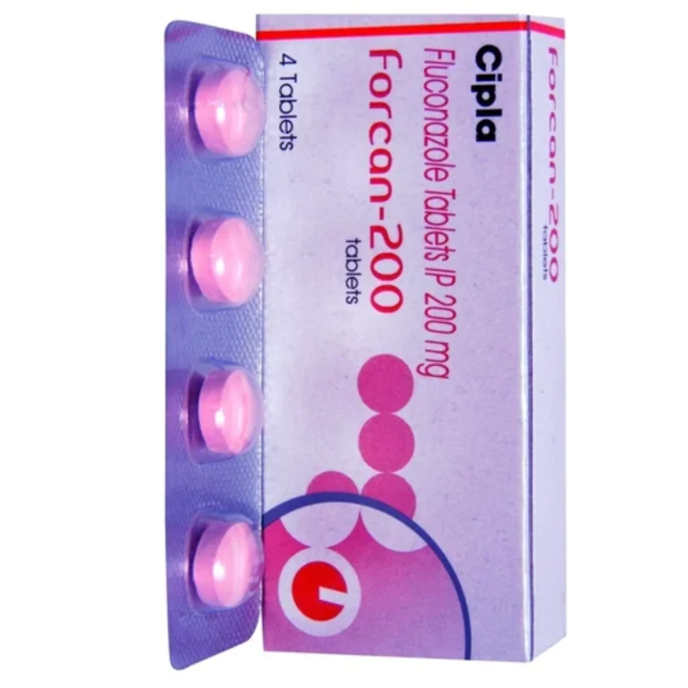 200 mg Forcan-200 Fluconazole IP Tablets - Available in India