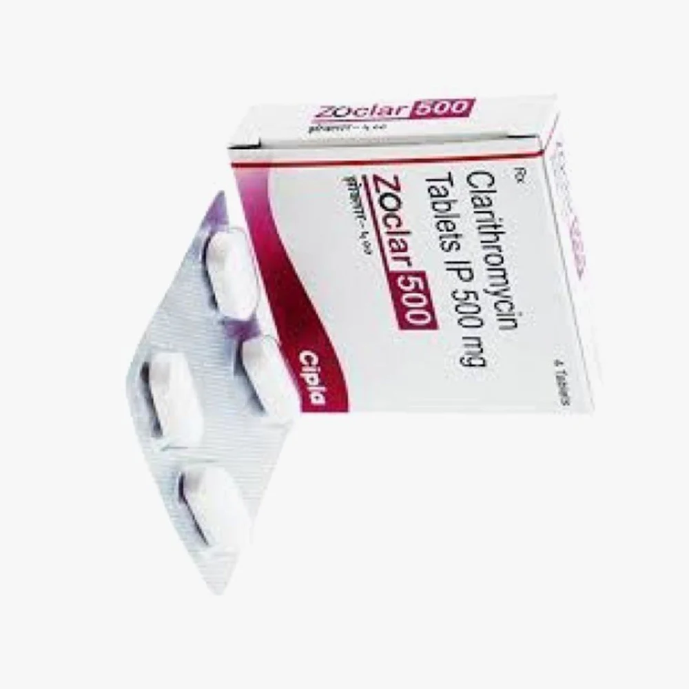 500 mg Zoclar 500 Clarithromycin IP Tablets - Available in India
