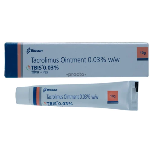 0.03% TBIS 0.03% Tacrolimus Ointment - Available in India