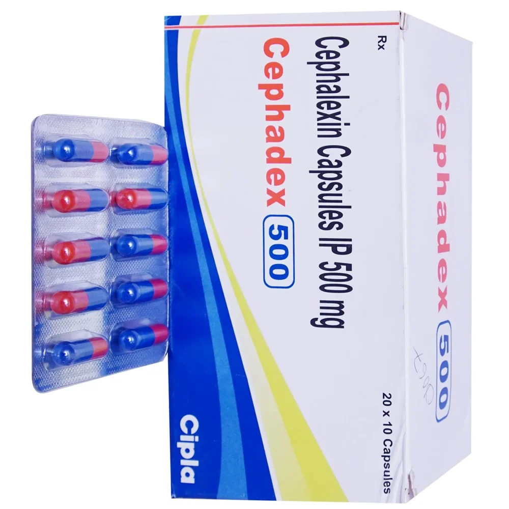 500 mg Cephadex 500 Cephalexin IP Capsules - Available in India