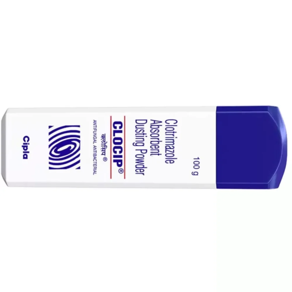 CLOCIP Clotrimazole Absorbent Dusting Powder - Available in India