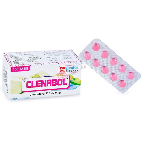 40 mg CLENAMOL Clenbuterol E.P Tablets - Available in India