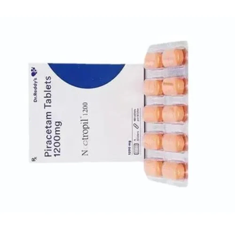 1200 mg Nootropil 1200 Piracetam Tablets - Available in India