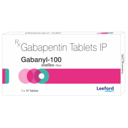 100 mg Gabanyl-100 Gabapentin IP Tablets - Available in India