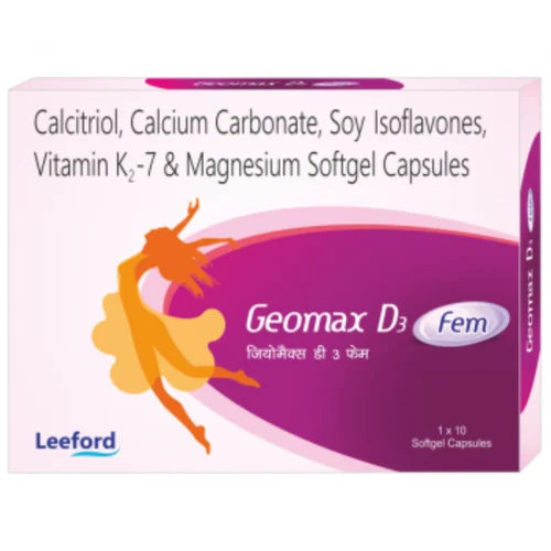 Geomax D3 fem Softgel Capsules - Available in India