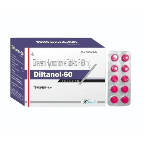 60 mg Diltanol-60 Diltiazem Hydrochloride IP Tablets - Available in India