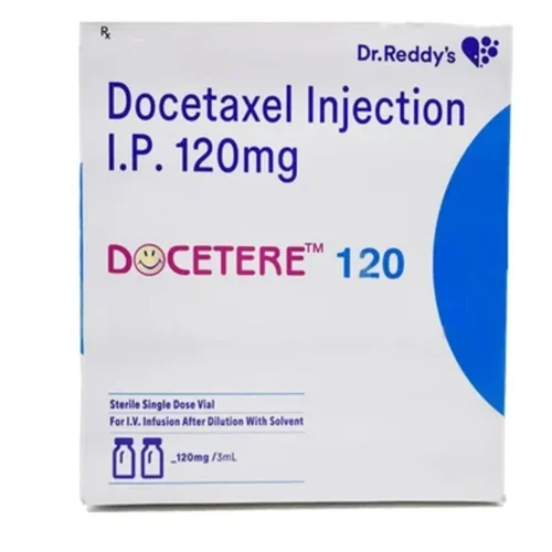 120 mg DOCETERE 120 Docetaxel I.P. Injection - Available in India