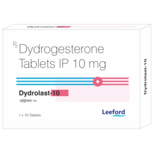 10 mg Dydrolast-10 Dydrogesterone IP Tablets - Available in India