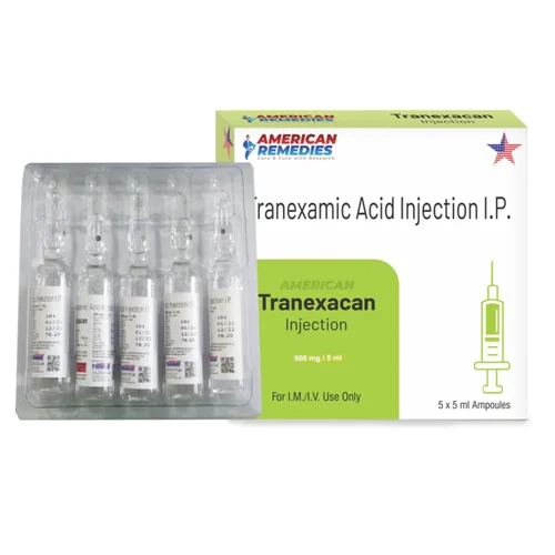 Tranexacan Tranexamic Acid I.P. Injection - Available in India