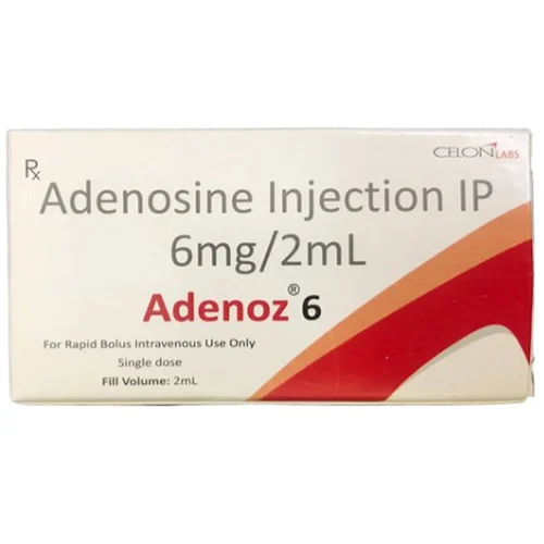 6 mg Adenoz 6 Adenosine IP Injection - Available in India