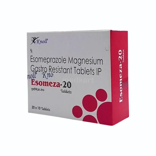 20 mg Esomeza-20 Esomeprazole Magnesium Gastro Resistant IP Tablets - Available in India