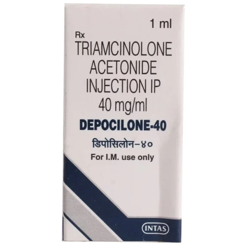 40 mg DEPOCILONE-40 TRIAMCINOLONE ACETONIDE IP INJECTION - Available in India