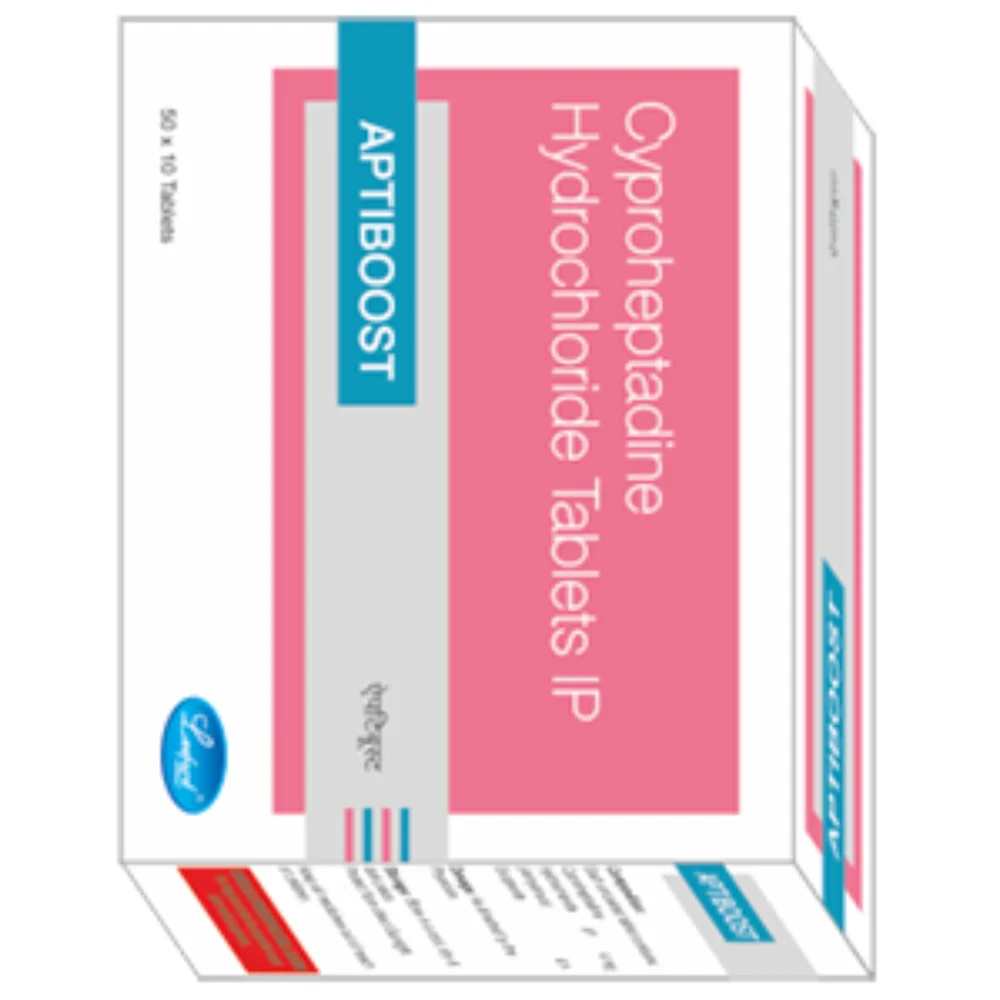 APTIBOOST Cyproheptadine Hydrochloride IP Tablets - Available in India