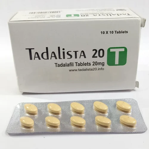 20 mg TADALISTA Tadalafil Tablets - Available in India