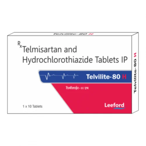 80 mg Telvilite-80 H Telmisartan and Hydrochlorothiazide IP Tablets - Available in India