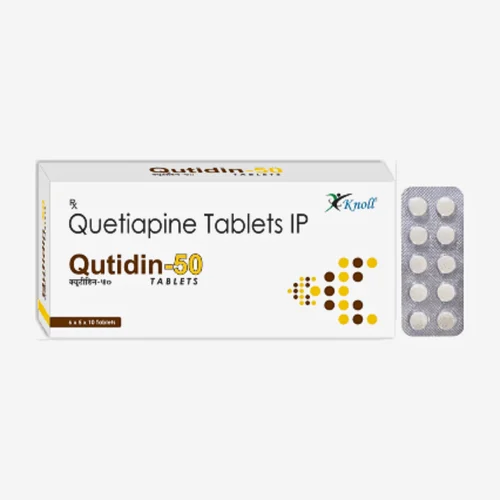 50 mg Qutidin-50 Quetiapine IP Tablets - Available in India