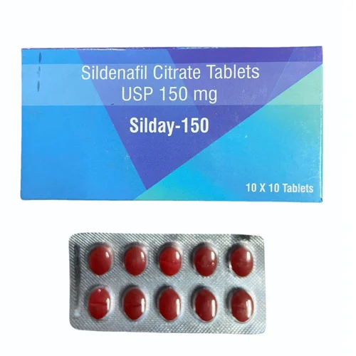 150 mg Silday-150 Sildenafil Citrate USP Tablets - Available in India